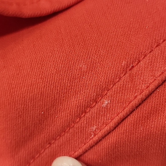 Red Ruffle Bottom Jeans Raffaello Rossi - Picture 7 of 9